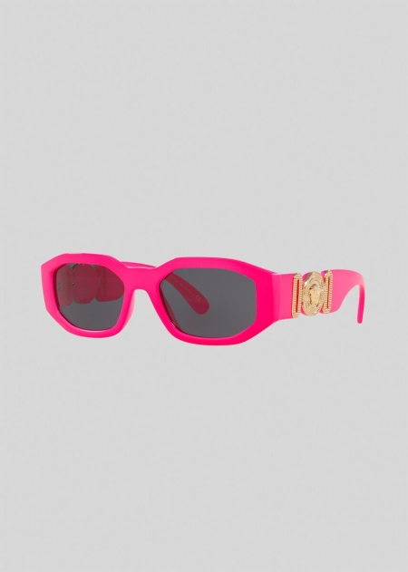 Versace Fluo Fuchsia Medusa Biggie Solglasögon Herr - 759413WMT